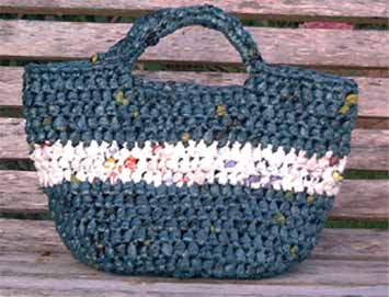 crochet plastic bag tote pattern