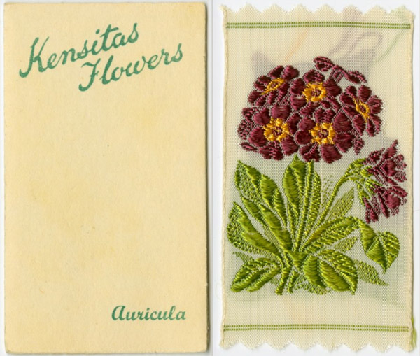 Kensitas Silk Flowers Botanical Vintage Cigarette Cards