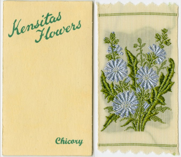 Kensitas Silk Flowers Botanical Vintage Cigarette Cards